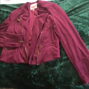 Maroon jacket